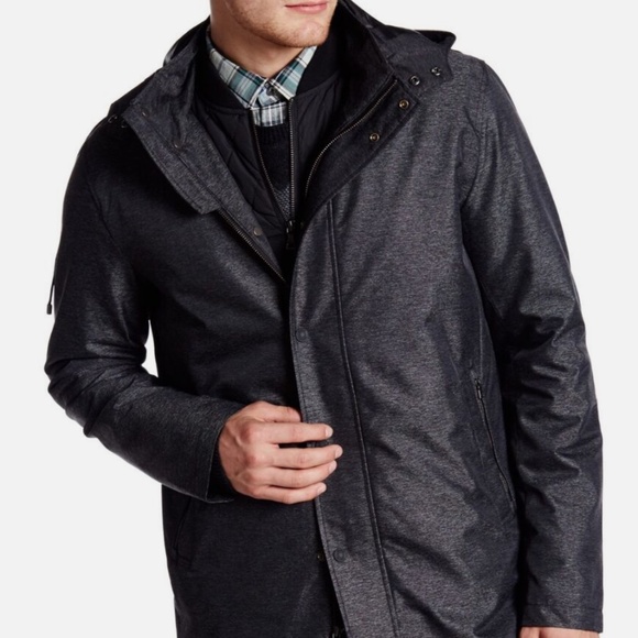 Vince Melange Twill Layered Jacket & Vest - Picture 4 of 15